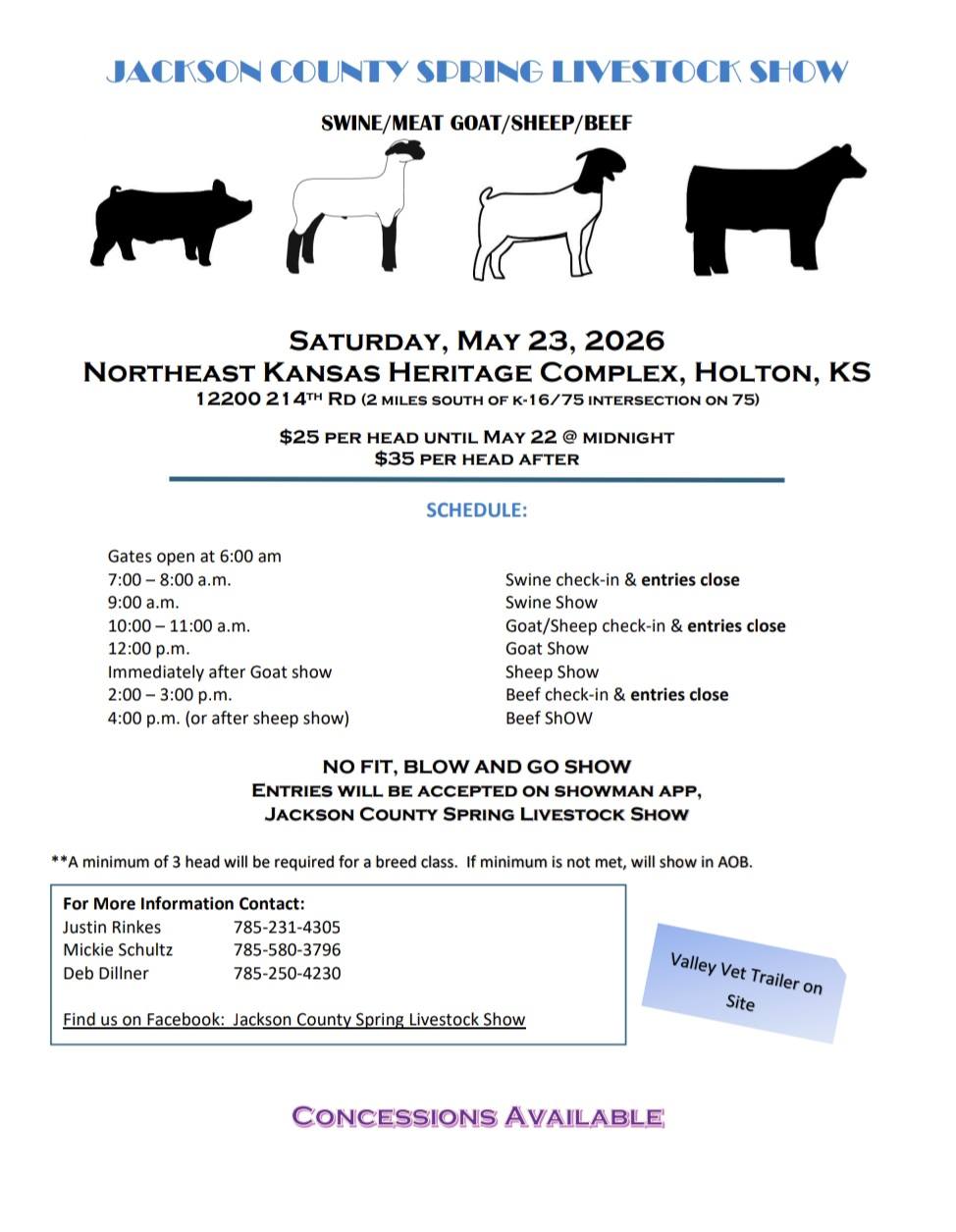2026 Jackson County Spring Livestock Show